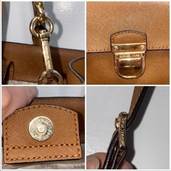 SOLD- Michael Kors East West Bridgette Saffiano leather - Picture 7 of 10